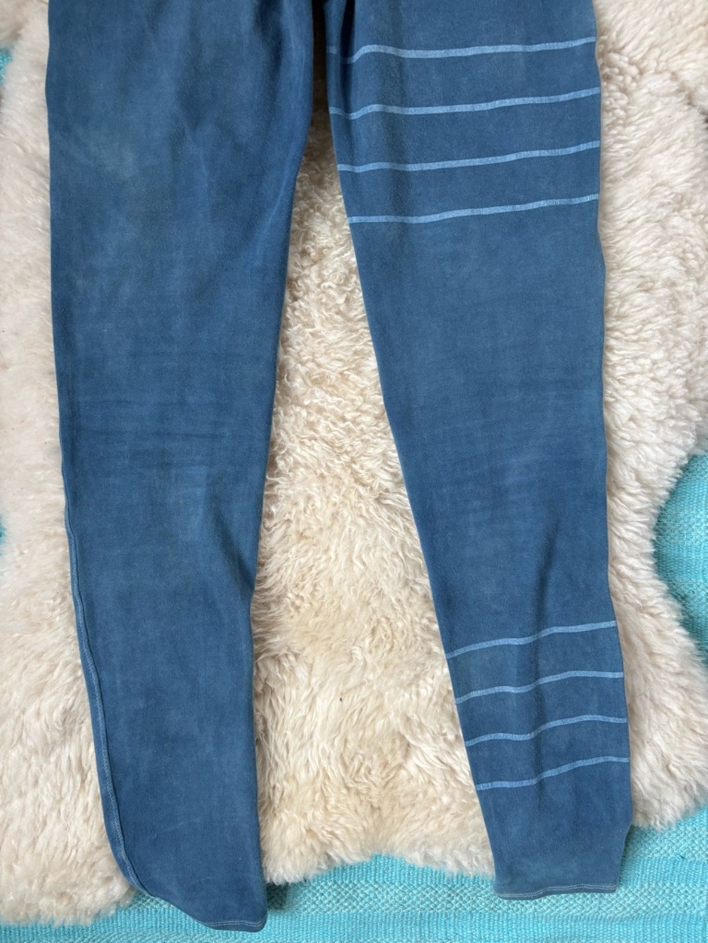 Purusha people organic indigo dye jumpsuit Medium vintage - Picture 3 of 9